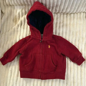 Ralph Lauren - full zip hooded jacket. Size 3 months